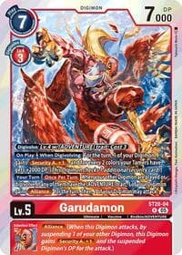 Garudamon - Starter Deck 20: Protector of Light - Digimon Card Game card