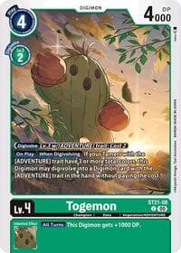 Togemon - Starter Deck 21: Hero of Hope - Digimon Card Game card