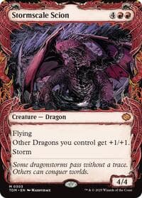 Stormscale Scion (Showcase) - Tarkir: Dragonstorm - Magic: The Gathering card