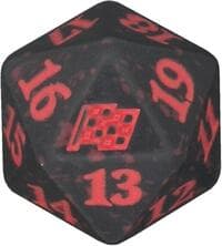 Magic: The Gathering Aetherdrift Spindown Die (Red) - Wizards of the Coast Dice - Life Counters card