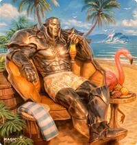 MagicCon Chicago 2025 Ultra Pro Exclusive Playmat for Magic: The Gathering - Karn Liberated (Beach ed) - Ultra Pro Playmats - Playmats card