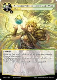 A Rendezvous of Light and Wind - Masterpiece Collection 02 "Fates Reunited!" - Force of Will card