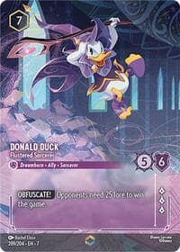 Donald Duck - Flustered Sorcerer (Enchanted) - Archazia's Island - Disney Lorcana card