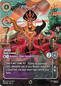 Jafar - Newly Crowned (Enchanted) - Archazia's Island - Disney Lorcana card