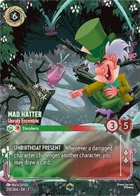 Mad Hatter - Unruly Eccentric (Enchanted) - Archazia's Island - Disney Lorcana card