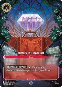 Devil's Eye Diamond (Enchanted) - Archazia's Island - Disney Lorcana card