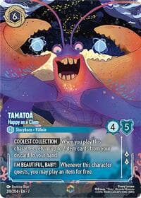 Tamatoa - Happy as a Clam (Enchanted) - Archazia's Island - Disney Lorcana card