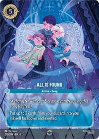 All Is Found (Enchanted) - Archazia's Island - Disney Lorcana card