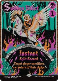 Sudden Edict - Secret Lair Showdown - Magic: The Gathering card