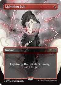 Lightning Bolt (0037) - Secret Lair Showdown - Magic: The Gathering card