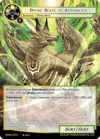 Divine Beast of Attoractia - Masterpiece Collection 02 "Fates Reunited!" - Force of Will card