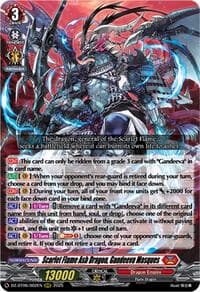 Scarlet Flame Ash Dragon, Gandeeva Masques - DZ-BT06: Generation Dragenesis - Cardfight Vanguard card