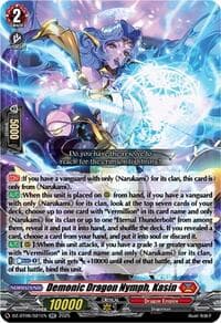 Demonic Dragon Nymph, Kasin - DZ-BT06: Generation Dragenesis - Cardfight Vanguard card