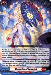 Memories of Snowfall - DZ-BT06: Generation Dragenesis - Cardfight Vanguard card
