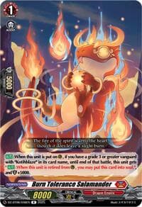 Burn Tolerance Salamander - DZ-BT06: Generation Dragenesis - Cardfight Vanguard card