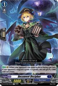 Document Decipher - DZ-BT06: Generation Dragenesis - Cardfight Vanguard card