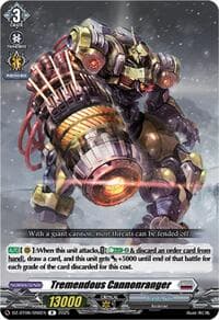 Tremendous Cannonranger - DZ-BT06: Generation Dragenesis - Cardfight Vanguard card