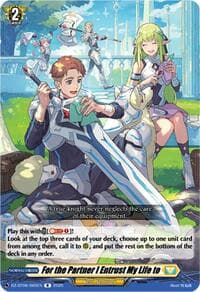 For the Partner I Entrust My Life to - DZ-BT06: Generation Dragenesis - Cardfight Vanguard card