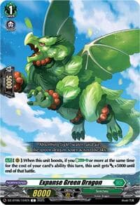 Expanse Green Dragon - DZ-BT06: Generation Dragenesis - Cardfight Vanguard card
