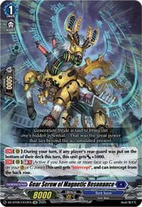 Gear Serow of Magnetic Resonance (EXC) - DZ-BT06: Generation Dragenesis - Cardfight Vanguard card