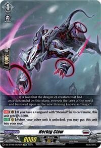 Herbig Claw (EXC) - DZ-BT06: Generation Dragenesis - Cardfight Vanguard card