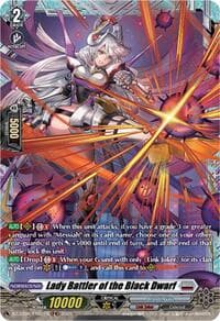 Lady Battler of the Black Dwarf (FR) - DZ-BT06: Generation Dragenesis - Cardfight Vanguard card