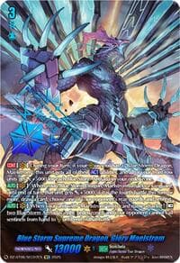 Blue Storm Supreme Dragon, Glory Maelstrom (SEC) - DZ-BT06: Generation Dragenesis - Cardfight Vanguard card