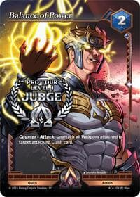 Balance of Power (Pro Tour Judge Level 1) - Genesis Returns - Alpha Clash card