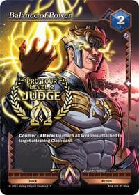 Balance of Power (Pro Tour Judge Level 2) - Genesis Returns - Alpha Clash card
