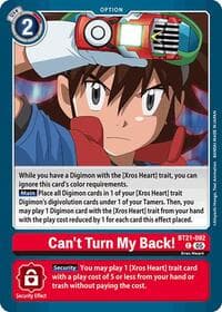 Can't Turn My Back! - World Convergence - Digimon Card Game card