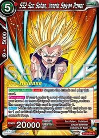 SS2 Son Gohan, Innate Saiyan Power - History of Z Pre-Release Cards - Dragon Ball Super: Masters card