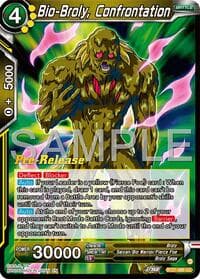 Bio-Broly, Confrontation - History of Z Pre-Release Cards - Dragon Ball Super: Masters card