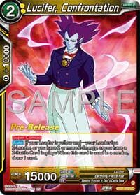 Lucifer, Confrentation - History of Z Pre-Release Cards - Dragon Ball Super: Masters card