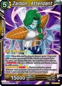 Zarbon, Attendant - History of Z Pre-Release Cards - Dragon Ball Super: Masters card