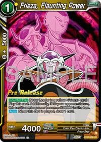 Frieza, Flaunting Power - History of Z Pre-Release Cards - Dragon Ball Super: Masters card