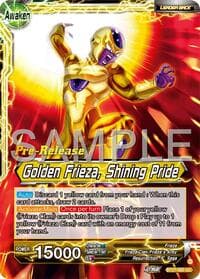 Frieza // Golden Frieza, Shining Pride - History of Z Pre-Release Cards - Dragon Ball Super: Masters card