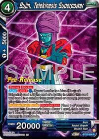 Bujin, Telekinesis Superpower - History of Z Pre-Release Cards - Dragon Ball Super: Masters card