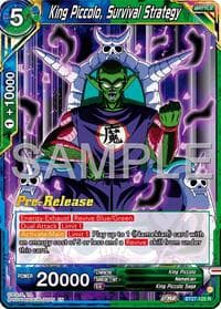 King Piccolo, Survival Strategy - History of Z Pre-Release Cards - Dragon Ball Super: Masters card