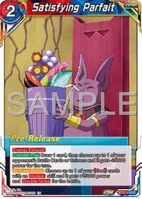 Satisfying Parfait - History of Z Pre-Release Cards - Dragon Ball Super: Masters card