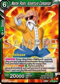 Master Roshi, Adventure Companion - History of Z Pre-Release Cards - Dragon Ball Super: Masters card