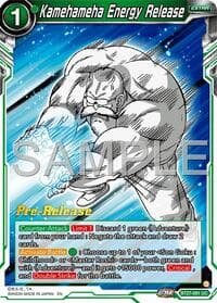 Kamehameha - History of Z Pre-Release Cards - Dragon Ball Super: Masters card
