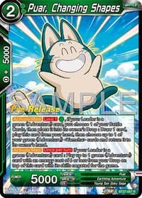 Puar, Changing Shapes - History of Z Pre-Release Cards - Dragon Ball Super: Masters card