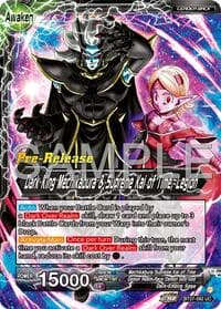 Mechikabura // Dark King Mechikabura & Supreme Kai of Time, Legion - History of Z Pre-Release Cards - Dragon Ball Super: Masters card