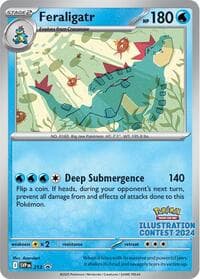 Feraligatr - 213 (Illustration Contest 2024) - SV: Scarlet & Violet Promo Cards - Pokemon card