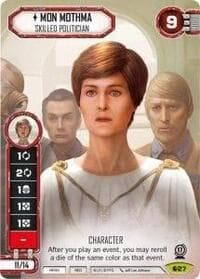 Mon Mothma - Skilled Politician (Alternate Full Art) (Card Only) - SWD: Promo Cards - Star Wars: Destiny card