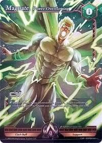 Magnate, Power Overflowing (Collectors Vault Promo) - Alpha Clash Promo Cards - Alpha Clash card
