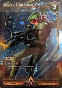 Moxie's Light Power Armor (Collectors Vault Promo) - Alpha Clash Promo Cards - Alpha Clash card