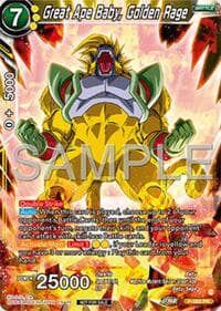 Great Ape Baby, Golden Rage (Deluxe Pack 2025 Vol.1) - Promotion Cards - Dragon Ball Super: Masters card