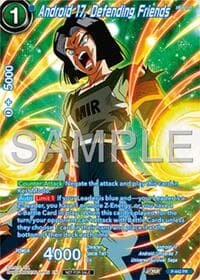 Android 17, Defending Friends (Premium Alt-Art Set 2025 Vol.1) - Promotion Cards - Dragon Ball Super: Masters card