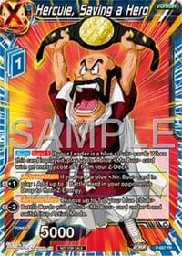 Hercule, Saving a Hero (Zenkai Series Tournament Pack Vol.11) - Tournament Promotion Cards - Dragon Ball Super: Masters card